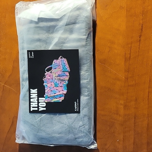 Geometric Pattern Women's Bag - Black and Multicolor New - Picture 6 of 14